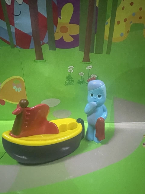 CBEEBIES IN THE Night Garden Push Along Iggle Piggle Boat Toy & Figure ...