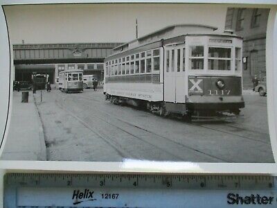 Orig 1938 TARS Third Ave Railway Trolley W42nd St Ferry New York City NYC Photo