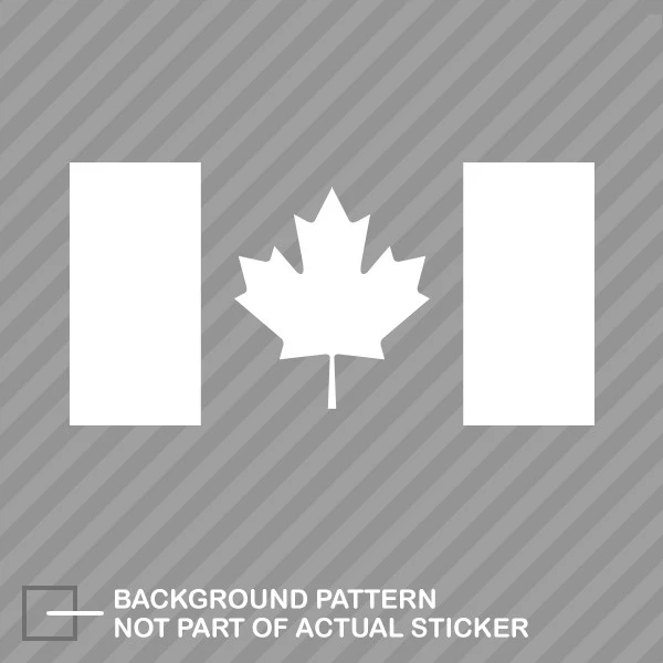 CANADIAN FLAG STICKER Die Cut Decal Canada Maple Leaf 6.78 PicClick CA