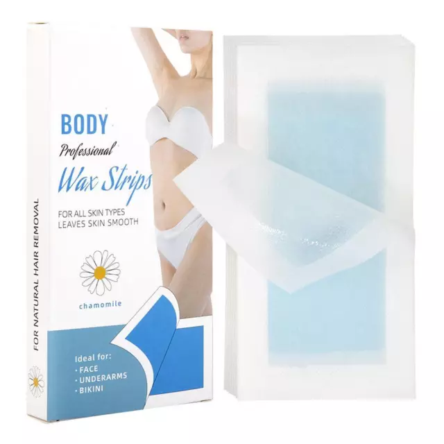 20 pz adesivo per capelli in carta rimozione peli ascelle viso corpo (camomilla)
