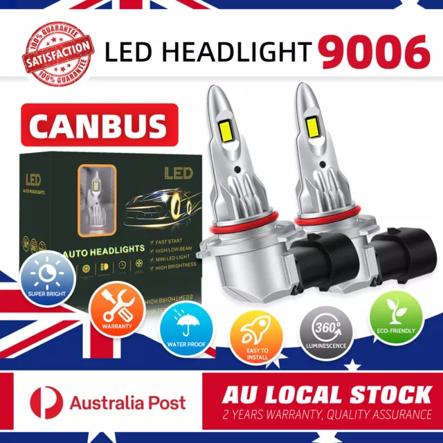 Canbus 2x 9006 HB4 LED Fog light Bulbs Kit for Mitsubishi Verada Grandis Pajero