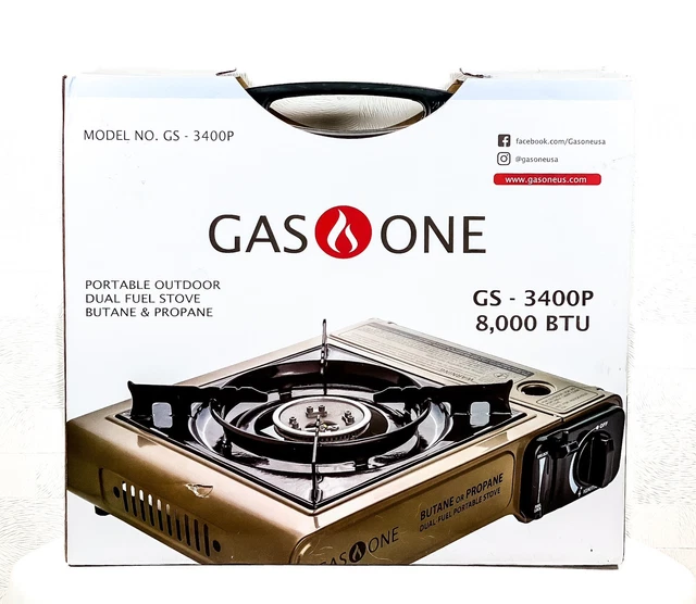 PORTABLE BUTANE GAS Stove Glowmaster GM911ES w/Carrying Case