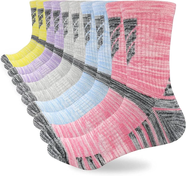 YUEDGE Womens Ladies Thermal Thick Walking Hiking Boot Socks 4-7 Anti Blister 5