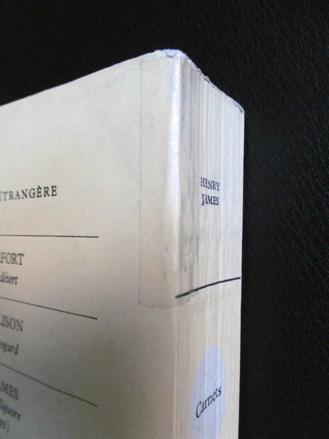 HENRY JAMES CARNETS Denoël 54 Louise Servicen littérature 5
