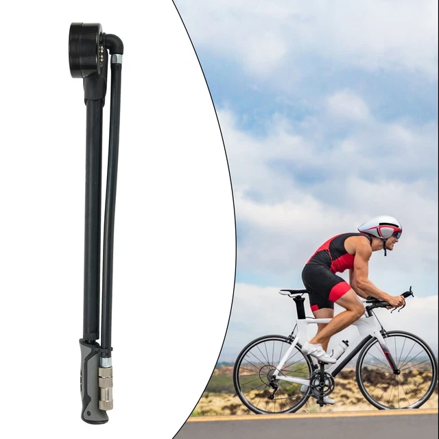 Pompe Haute Pression Vélo 300 PSI - Pour Fourche, Amortisseur, Pneus, Manomètre Intégré, Alliage Aluminium