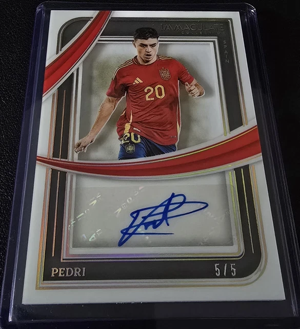 PEDRI 2024-25 PANINI Immaculate Collection Excellence Auto PEDRI 2024-25 PANINI Immaculate Collection Excellence Auto