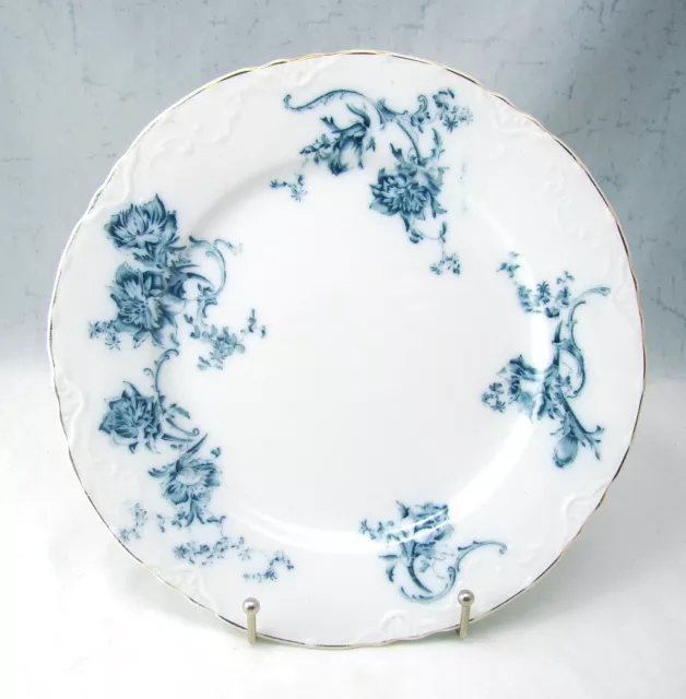 Johnson Brothers Royal Semi Porcelain Flow Blue NEAPOLITAN Luncheon Plate 9"