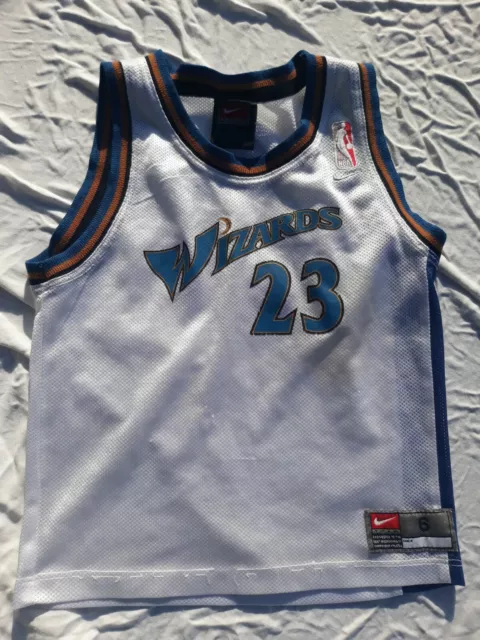Washington Wizards #23 Michael Jordan Nike Youth Size (6) Jersey