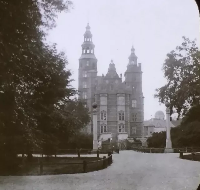 Rosenborg Castle/Palace, Copenhagen, Denmark, Magic Lantern Glass Photo Slide