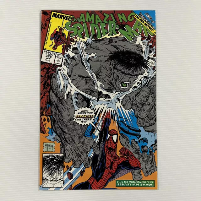 Amazing Spider-Man #328 NM 1990 Comic Cent Kopie letztes Todd McFarlane Kunstwerk