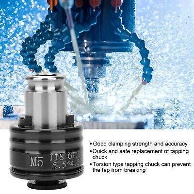 JIS GT12 CNC Tapping Chuck Tap Collet: Ideal for Milling Machines (M5