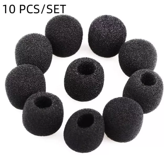 Housse de micro en mousse noire pour casque de jeu microphone de remplacement lo