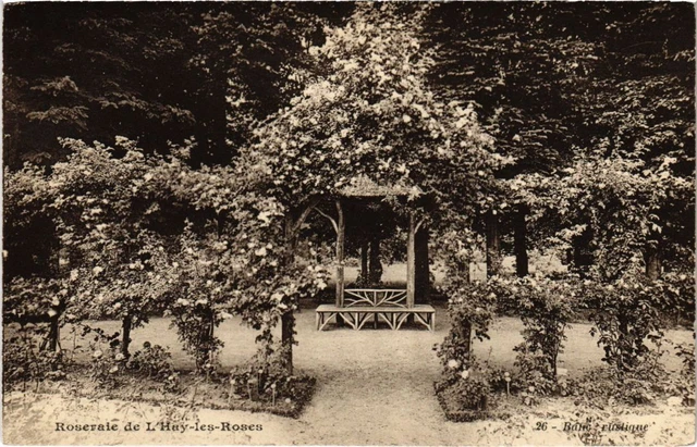 CPA AK L'Hay-les-Roses Banc rustique FRANCE (1282668)