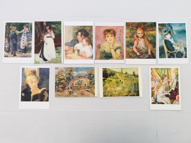 Lot  10  Cartes Postales   AUGUSTE RENOIR   Tableaux  Peinture    Art  Postcards