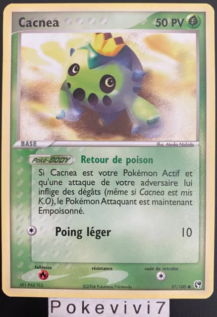Carte Pokemon CACNEA 57/100 Bloc EX Tempête de Sable FR NEUF