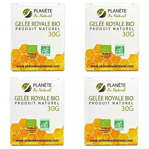Gelée Royale Bio - 120g - 4 Boites de 30g