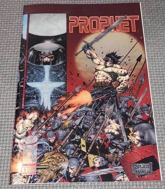 PROPHET #1 (1995) Stephen Platt Wraparound Chromium Foil Cover Image Comics