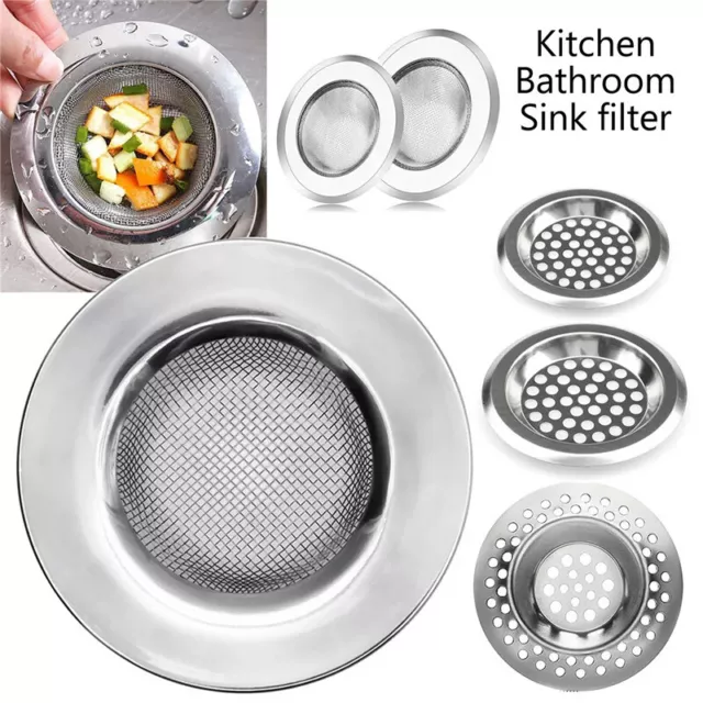 Küchenspüle Filter Edelstahl Maschenspüle Sieb Bad Waschbeckenabfall Bildschi Le