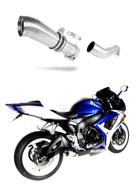 Silencieux Sport DOMINATOR GP1 Pour Suzuki GSXR 750 2001-2005 - Acier Inoxydable