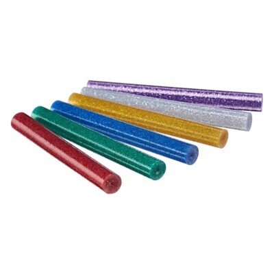 Set di 30 PEZZI 11mm PISTOLA COLLA GLITTER COLORATI Bastoncini Hot-Melt Craft Decorazione 