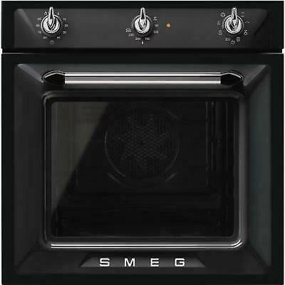 Smeg Sf6905N1 Forno Vapor Clean 60 Cm Estetica Victoria Classe A Nero