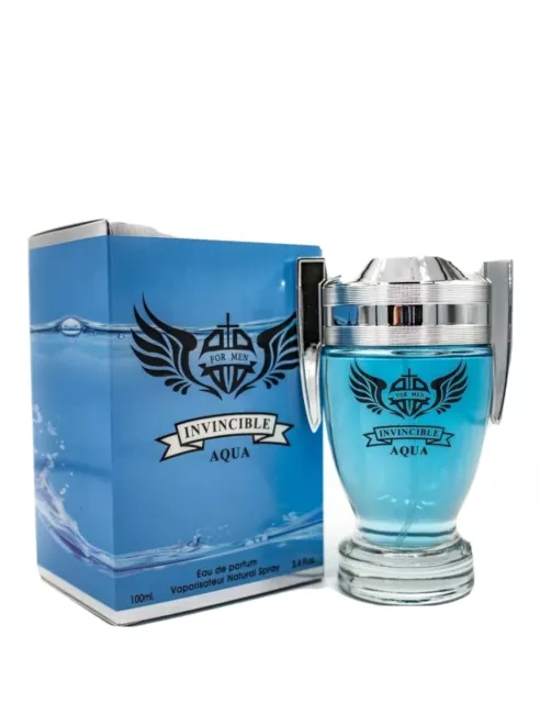 INVINCIBLE AQUA by Secret Plus For MEN 3.4 FL OZ / 100 ML EAU DE PARFUM SPRAY