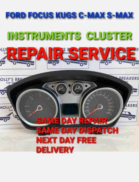 Ford Focus Cmax Kuga Smax Instrument Cluster Speedometer Dash Repair 2007 - 2011