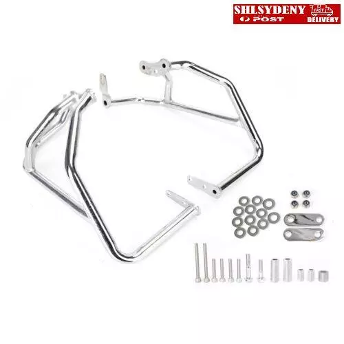 Engine Guard Frame Anti-Crash Bumper Protector Chrome For Honda Gl1800 18-20 19