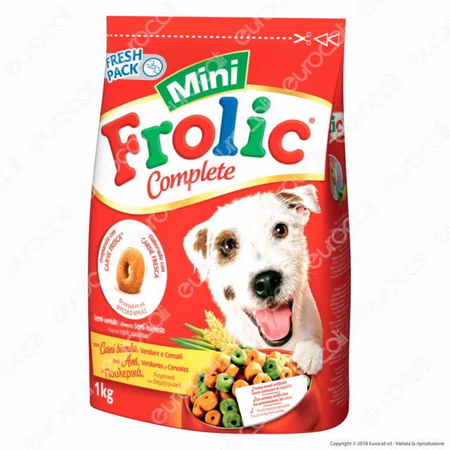Frolic Mini Cibo Semi Umido per Cani con Carni Bianche, Verdure e Cereali - 2KG 2