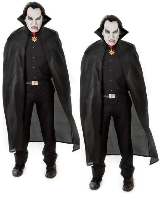 Capa De Vampiro Reversible De Halloween – Negra Y Roja De 80 Cm, Tejido De Punto Suave, Capucha Ajustable, Ideal Para Disfraces Y Fiestas Temáticas