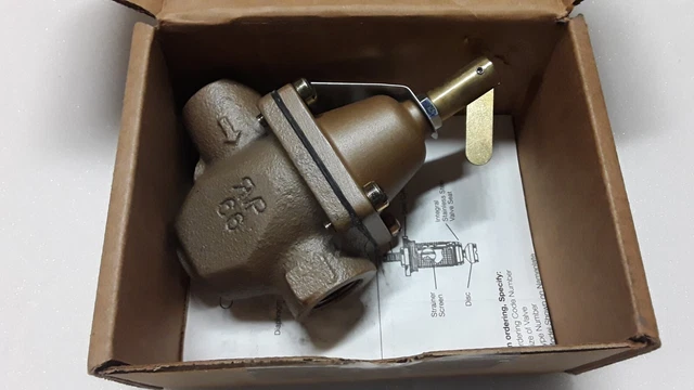 Watts B1156F 1/2" Bronze High Capacity Feed Water Pressure Regulator New NIB