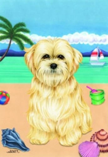 Beach House Flag - Lhasa Apso 69040