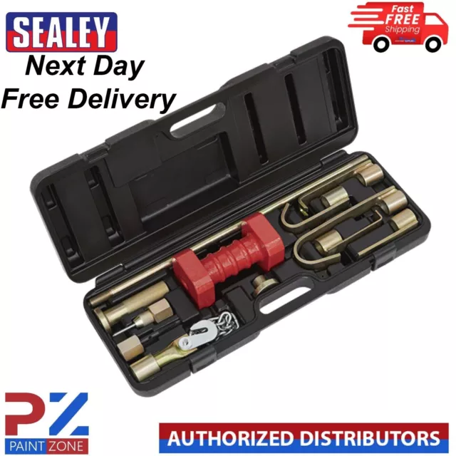 Sealey  DP90 Heavy Duty Slide Hammer Kit 10 Piece Slide Hammer Kits