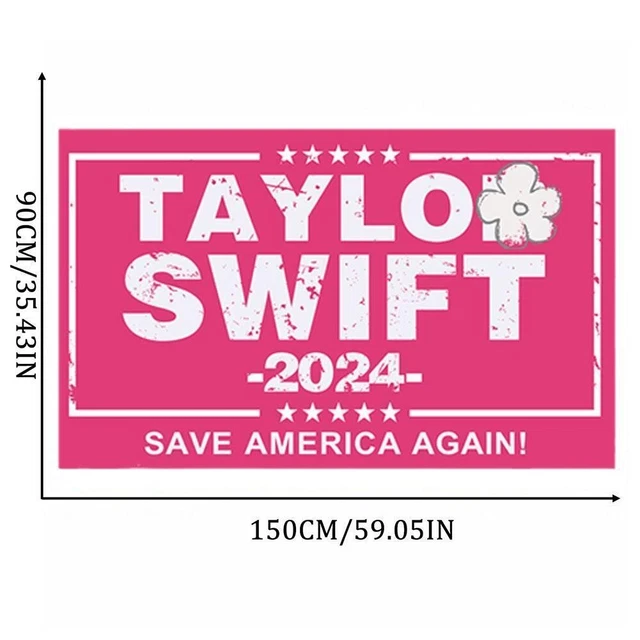 TAYLOR SWIFT 2024 Flag Free Ship Our Song Eras Tour USA 3x5' Sign
