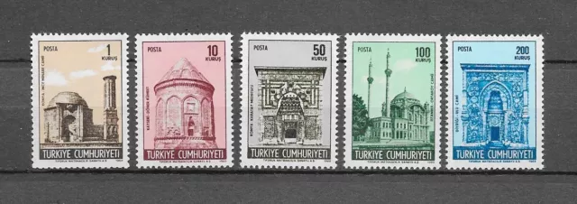 TURKEY TURQUIE - 1969 YT 1897 à 1901 - TIMBRES NEUFS** MNH LUXE