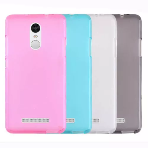 TPU Gel Silicone Soft Matte Jelly Grip Case Back Cover For Xiaomi Redmi Note 3