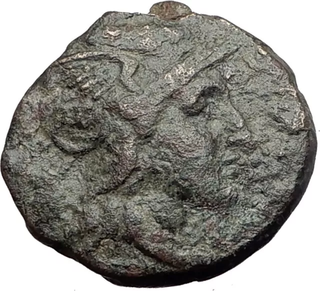 PELLA in Macedonia 148BC RARE R1 Authentic Ancient Greek Coin ROMA WREATH i62739