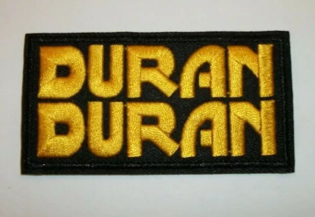 Duran Duran UK Pop Rock Embroidered Applique Patch~3 1/2" x 1 7/8"~Iron or Sew