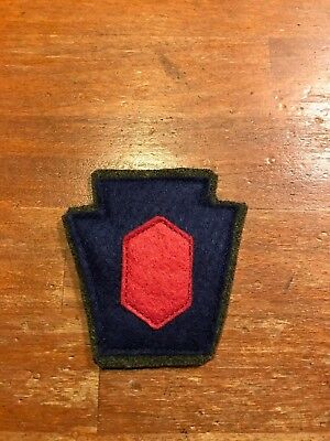 WWI US Army patch 28th Division,HQ 112th Infantry patch