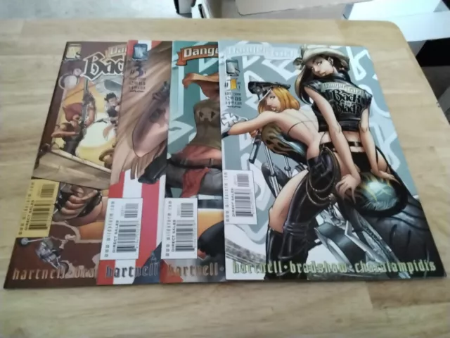 Danger Girl : Back In Black # 1 - 4 ( Complete Set ) : Wildstorm Comics 2005