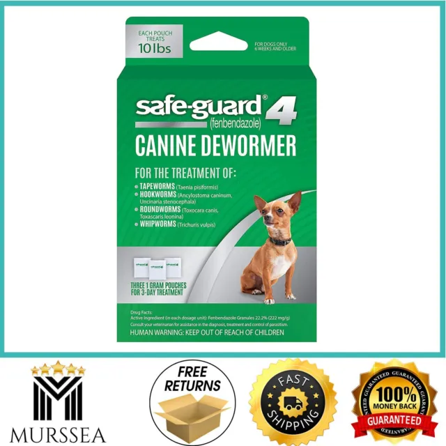 Safe-guard Canine Dewormer For small dogs 8-in-1 Puppy Tapeworm Worm Medicine