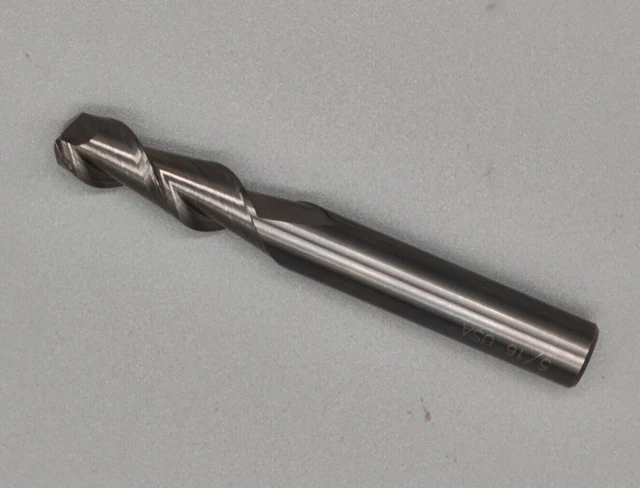 (2) VALLEN EXACTEK 5/16" x 5/16" x 13/16" x 2-1/2 2 Flute End Mill AL Carb EM