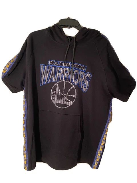 Zipway NBA Men's Golden State Warriors Flag Short Sleeve Hoodie