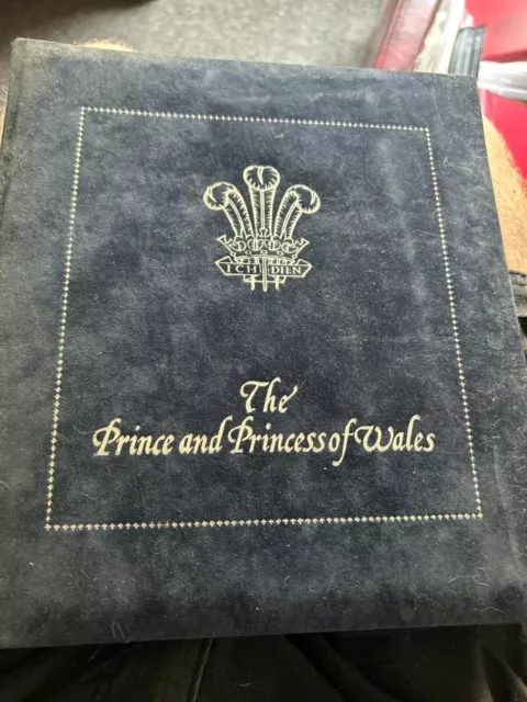 Benham ""Prince/Princess Of Wales"" Leeres Erstes Tag Cover Album Mit Einsätzen