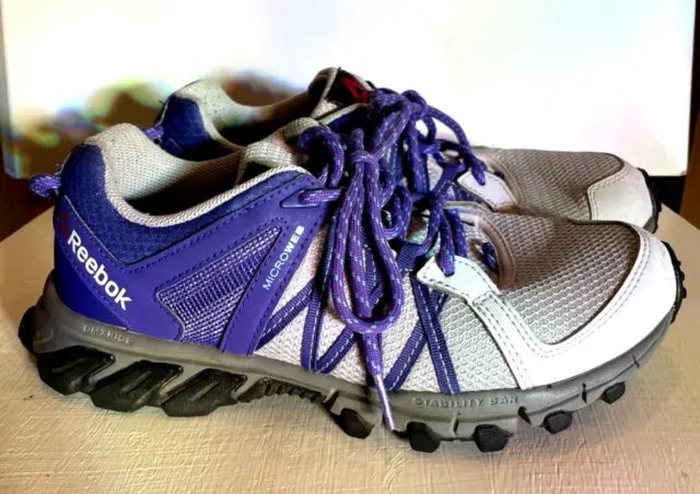 Reebok Trail Grip Dmxride Microweb Purple Hiking Running Shoes Womens Size 7.5