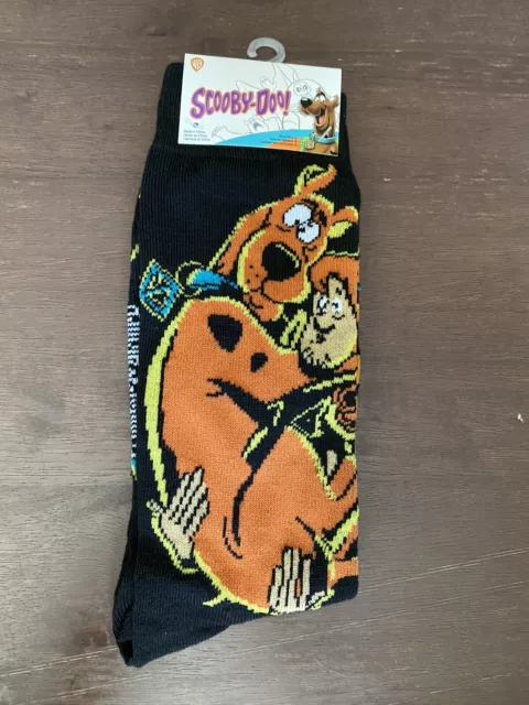 Hanna-Barbera Scooby Doo Shaggy Mens Crew Socks 1 Pair Size 6-12 NEW