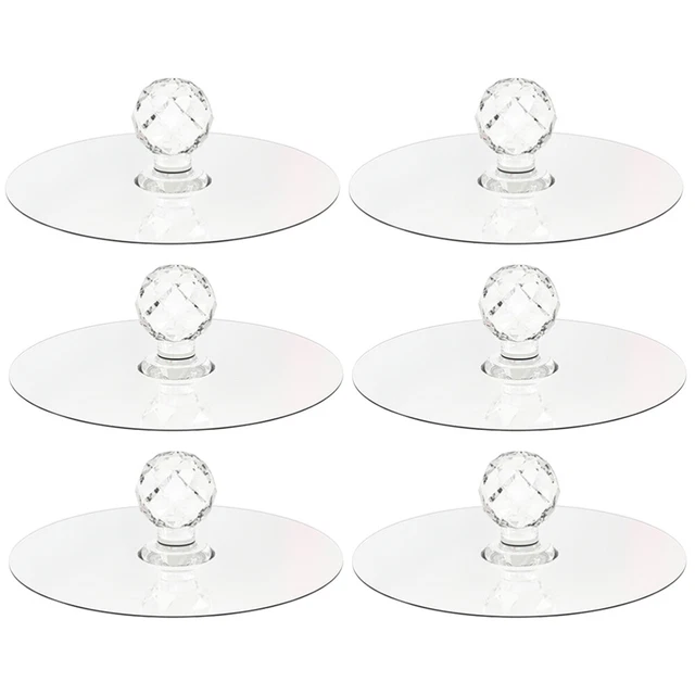 6 Pcs Crystal Wardrobe Knobs Knobs Dresser Drawers Cabinet Knobs Kitchen Cabinet