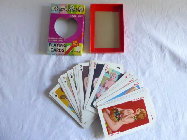 JEU DE 54 Cartes Coquin / Sexy Card Game - Royal Flushes -N°6006 - Pin-Up -  Rare EUR 49,00 - PicClick FR