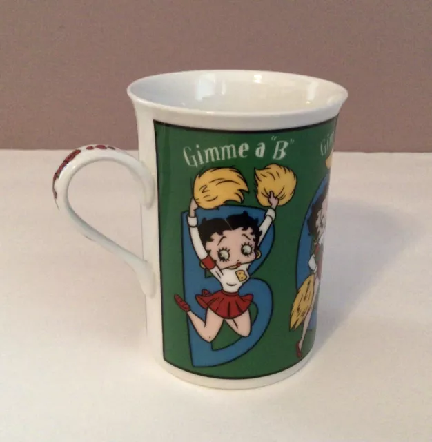 Betty Boop Coffee Cup/Mug “Gimme A Boop” Cheerleader Danbury Mint Fine Porcelain