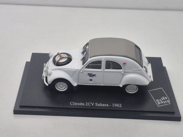 Voiture Miniature Citroën 2CV Sahara La Poste 1962 - Atlas 1/43, Neuve En Boîte